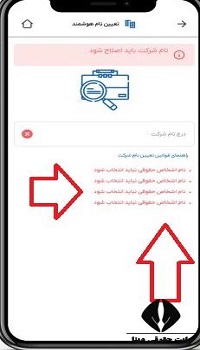 هوشمند سازی تعیین نام اشخاص حقوقی